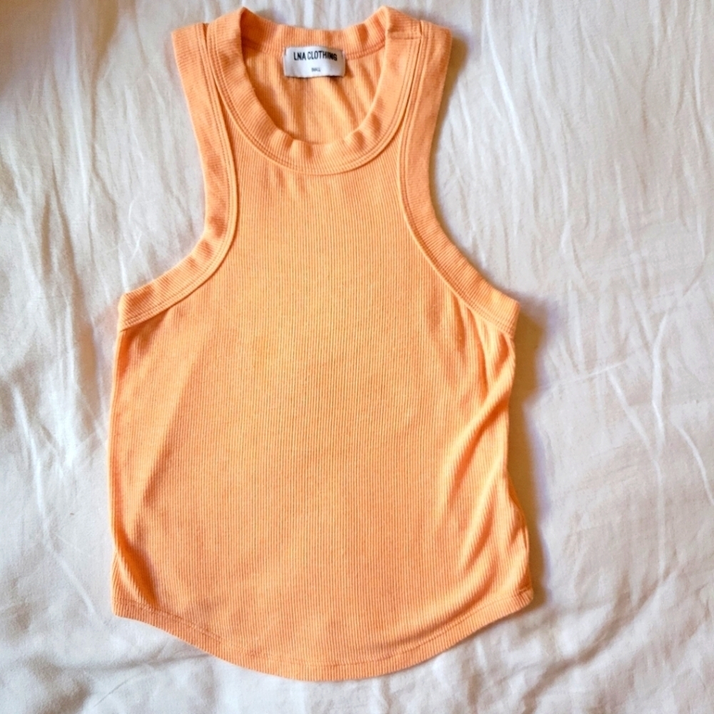 LNA Apricot Muscle Tee